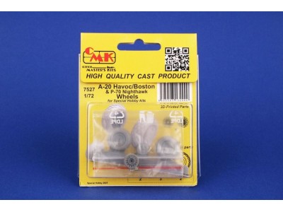 A-20 Havoc/Boston/ P-70 Nighthawk Wheels for Special Hobby 