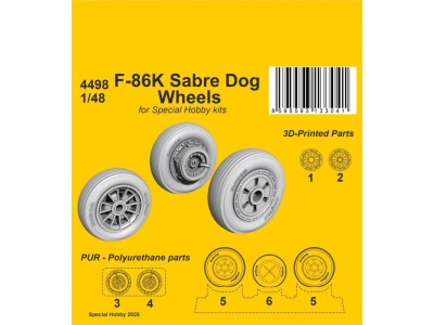 F-86K Sabre Dog Wheels 