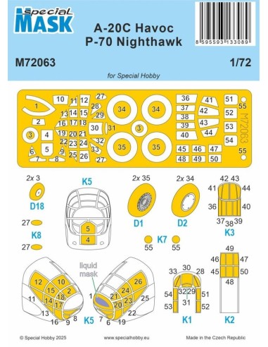 A-20C Havoc / P-70 Nighthawk MASK 