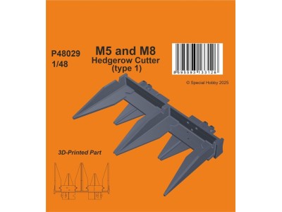 M5 and M8 Hedgerow Cutter (type 1) for Tamiya 
