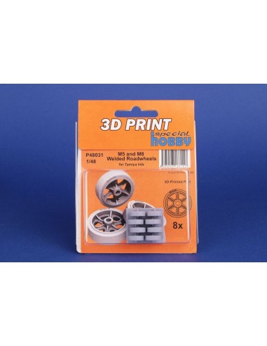 M5 and M8 Welded Roadwheels for Tamiya 