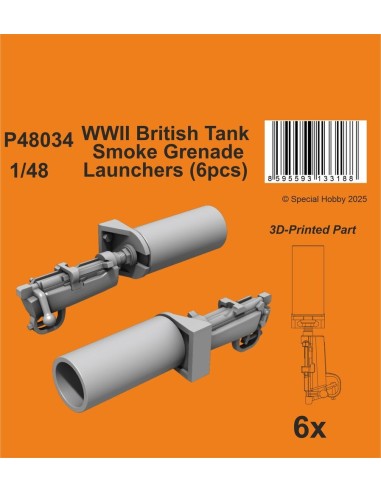 WWII British Tank Smoke Grenade Launchers 