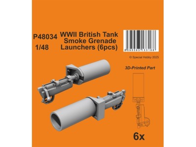 WWII British Tank Smoke Grenade Launchers 