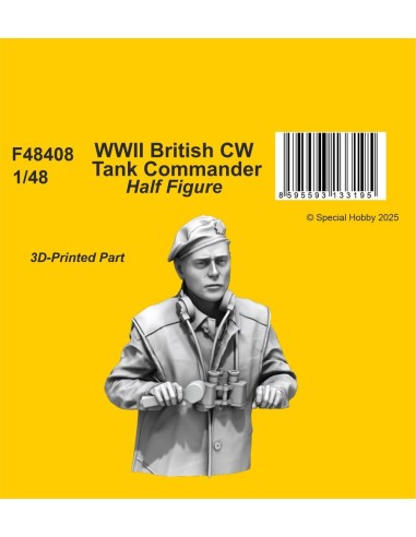 WWII British CW Tank Commander / Half Figure 