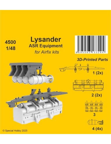 Lysander ASR Equipment for Airfix 