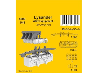 Lysander ASR Equipment for Airfix 