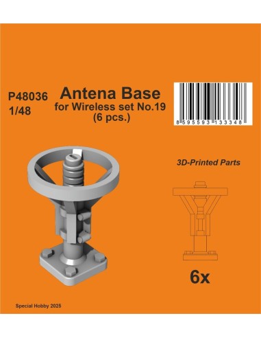 Antena Base for Wireless set No.19 (6 pcs.) 