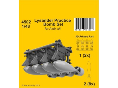 Lysander Practice Bomb Set for Airfix 