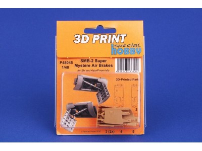 SMB-2 Super Mystère Air Brakes for Special Hobby and Azur/Frrom 