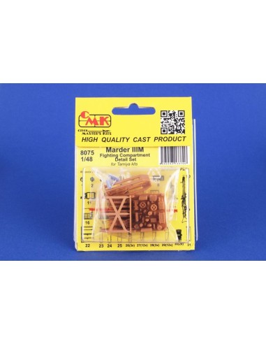 Marder IIIM Fighting Compartment Detail Set for Tamiya 