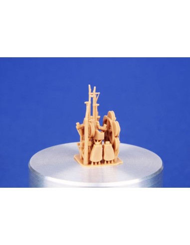 Vickers K machine gun (two - with ring/bead and reflector gun sights) for Airfix 