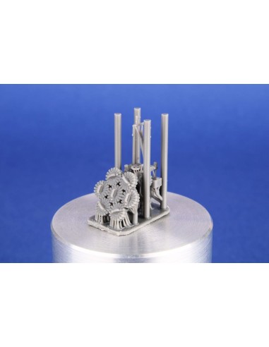 Lewis machine gun (two - with ring/bead and reflector gun sights) for Airfix 