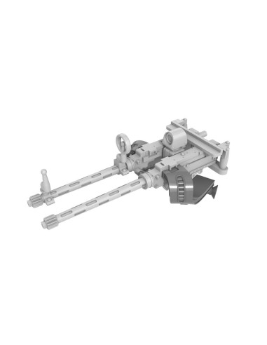 Lysander Twin Browning machine gun for Airfix 