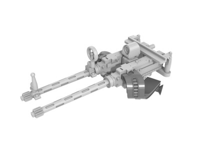 Lysander Twin Browning machine gun for Airfix 