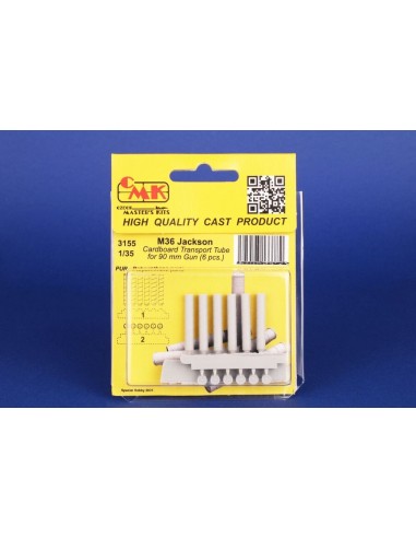 M36 Jackson Cardboard Transport Tube for 90 mm Gun (6 pcs.) 