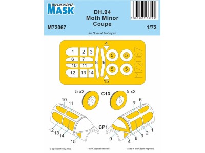 DH.94 Moth Minor Coupé MASK 