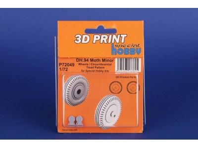 DH.94 Moth Minor Wheels / Circumferential Tread Pattern for Special Hobby 