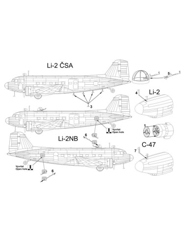 Douglas C-47- Lisunov Li-2 