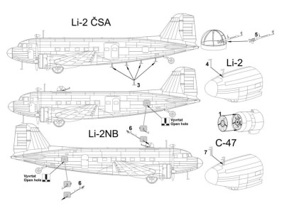 Douglas C-47- Lisunov Li-2 
