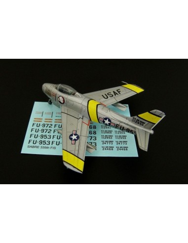 F-86F SABRE 335th FIS decal 