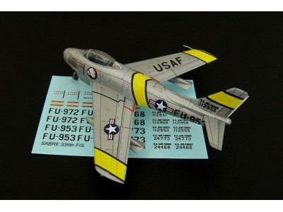 F-86F SABRE 335th FIS decal 