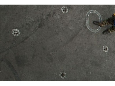 Tie down points (cross type) US aircraft carrier 