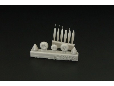 P-38 Wheels -proppelers (Fujimi kit) 
