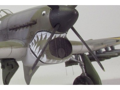 Typhoon air intake mesh (Airfix) 
