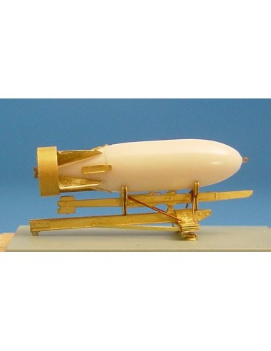 British 500lb bomb with bomb rack 