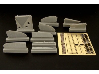 F2A Buffalo controls and flaps 