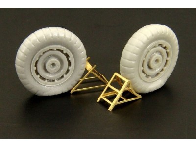 Luftwaffe wheel chocks (two types) 