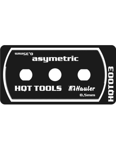 stainless razor saw asymetric 