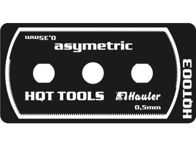 stainless razor saw asymetric 
