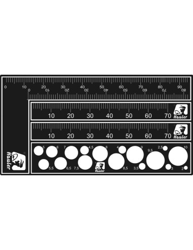 try square, rule and circle template 