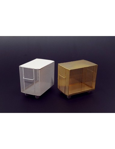 Wire mesh container (2pcs) 