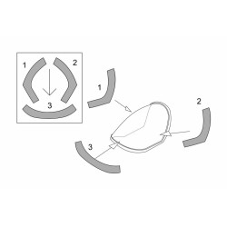 Me P1103 rocket fighter canopy mask (Brengun kit)  2
