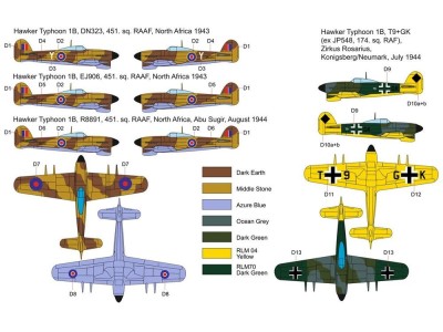 Typhoon Mk Ib Car Doors-Desert and Luftwaffe trials 