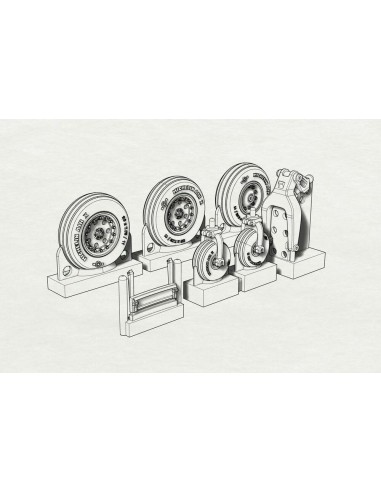 AV8B Wheels  (Hasegawa kit) 