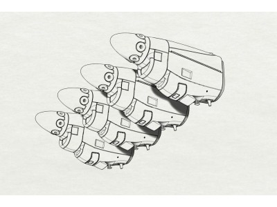 C-130J engine nacells (Italeri kit) 