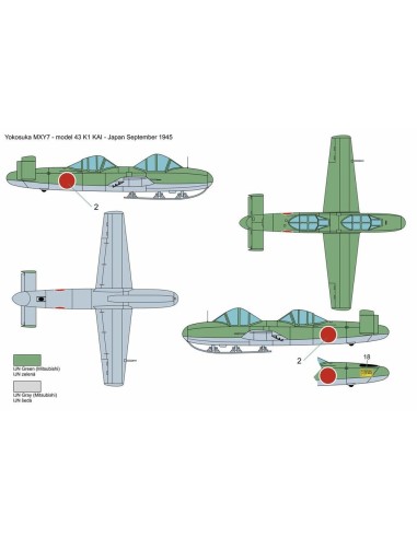 Yokosuka Ohka MXY7-K1 KAI (two seats) 