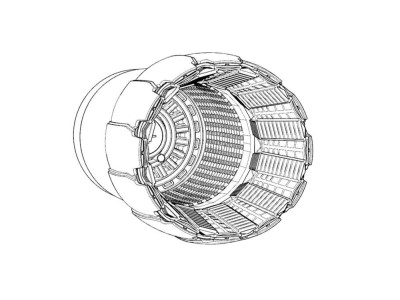 F-16C-D block 40-50 GE F110 engine nozzle (Tamiya) 