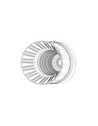 F-16C-D block 42-52 P&W F100 engine nozzle (Tamiya) 