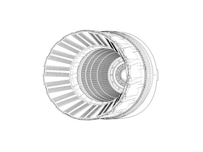 F-16C-D block 42-52 P&W F100 engine nozzle (Tamiya) 
