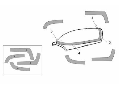 Extra EA-300L-330LC Canopy masks (Brengun kit) 