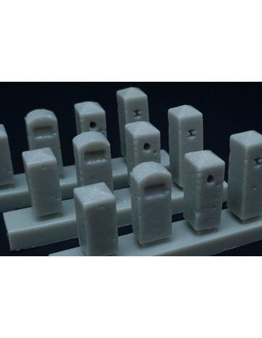 Stone bollards 