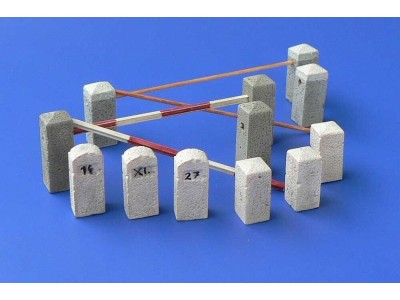 Stone bollards 