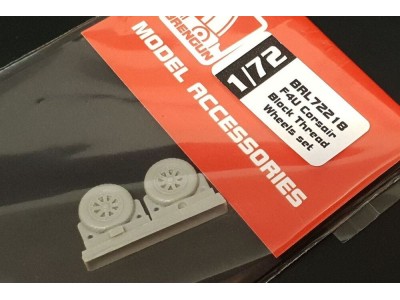 F4U Corsair Block Thread Wheels set 