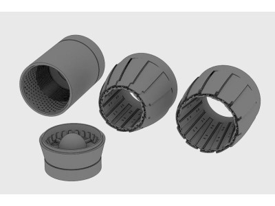 F/A-18 A/B/C/D Hornet GE F404 engine nozzle (Kinetic kit) 