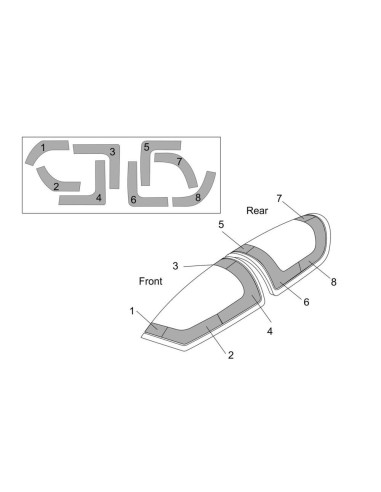 DG-1000S Glider Canopy mask (BRENGUN kit) 
