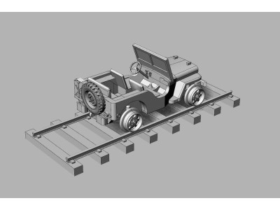 Railway Jeep (2pcs) 